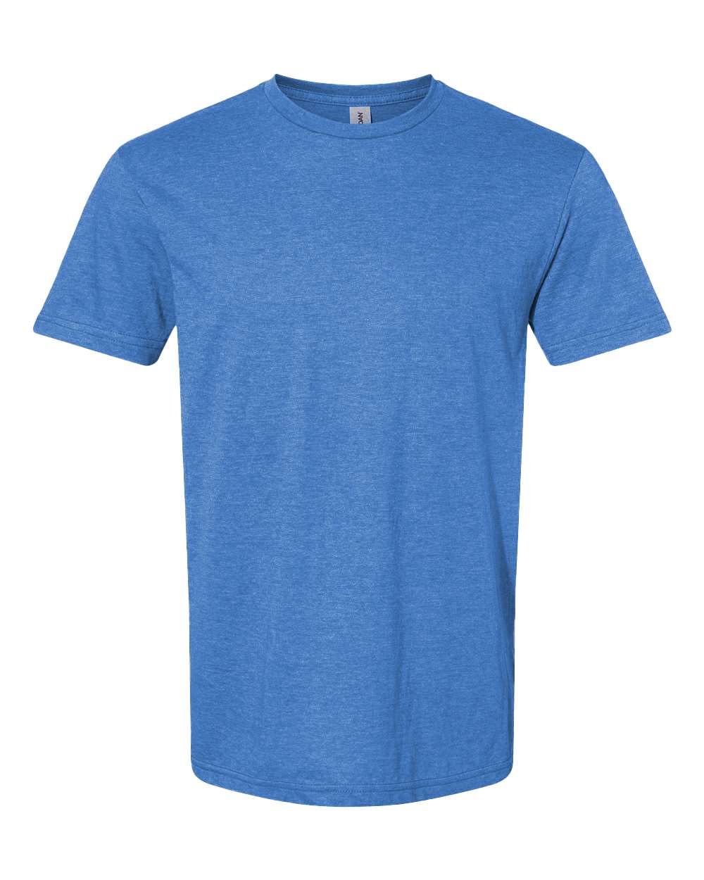 Front View of Carolina Blue Mist Softstyle® CVC T-Shirt - 64000CVC
