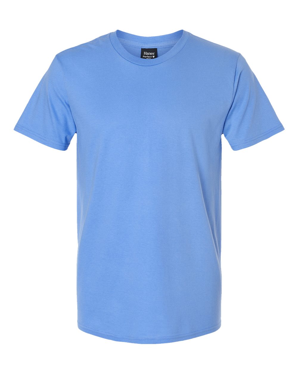 Front View of Carolina Blue Perfect-T T-Shirt - 4980