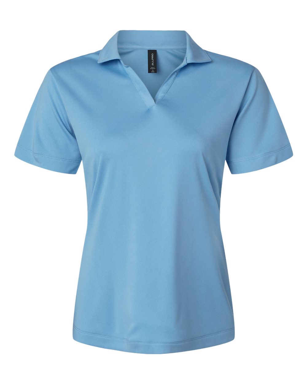 Front View of Carolina Blue Pro-Lock Women's Performance Polo - 41800L