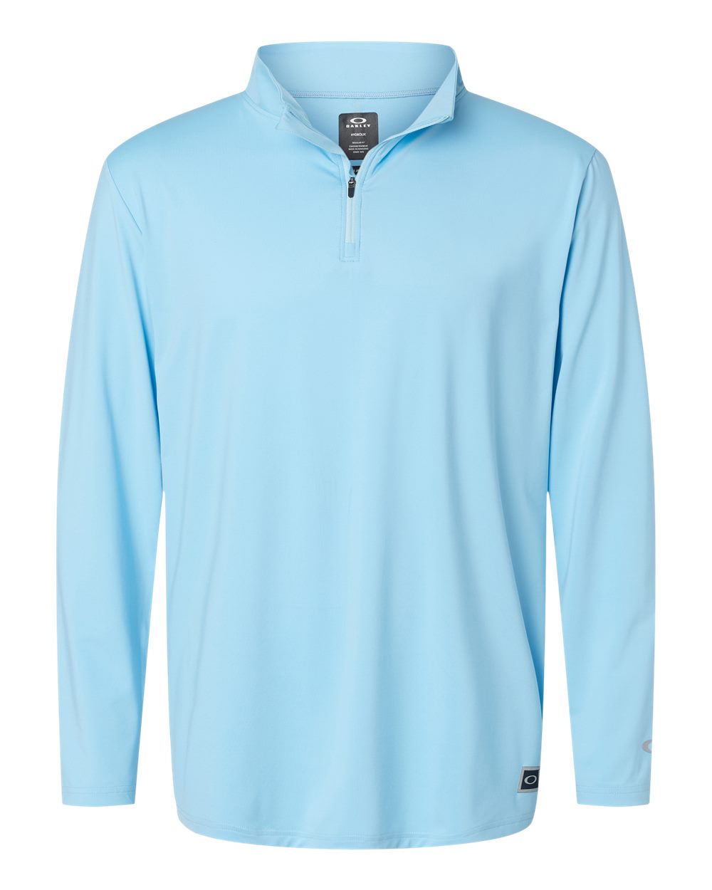 Front View of Carolina Blue Team Issue Podium Quarter-Zip Pullover - FOA402997