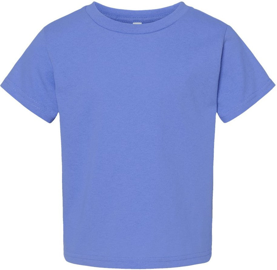 Front View of Carolina Blue Toddler Cotton Jersey Tee - 3301T