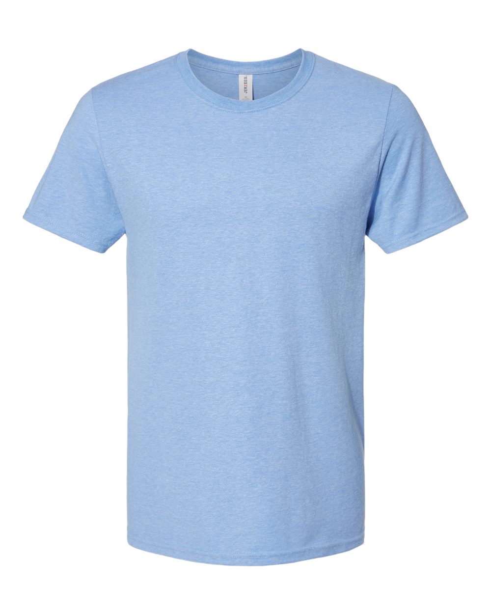 Front View of Carolina Heather Premium Blend Ring-Spun T-Shirt - 560MR