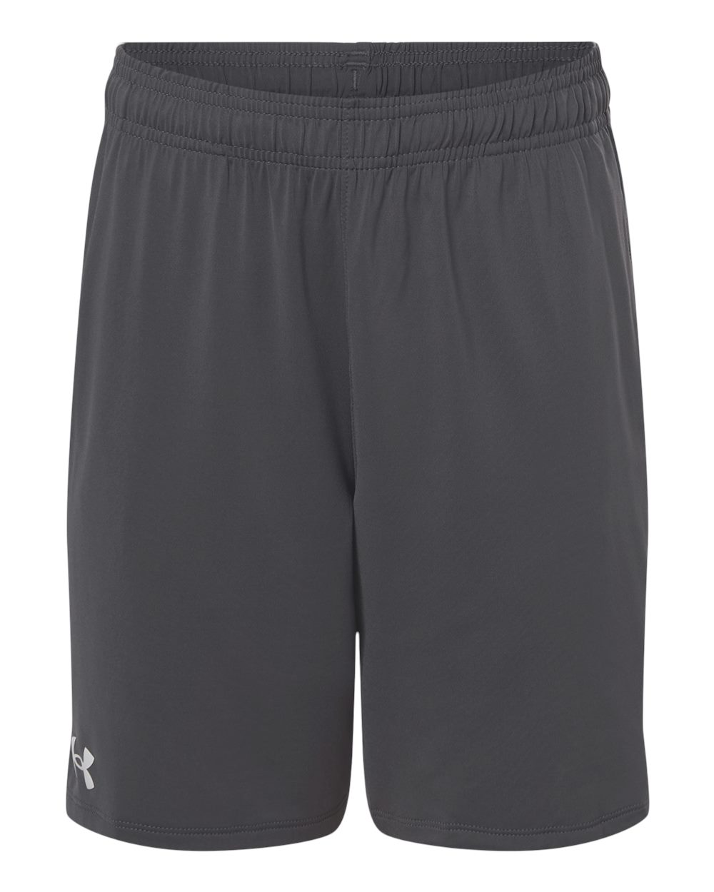 Front View of Castlerock/ White Youth Tech Vent Athletic Shorts - 6000589