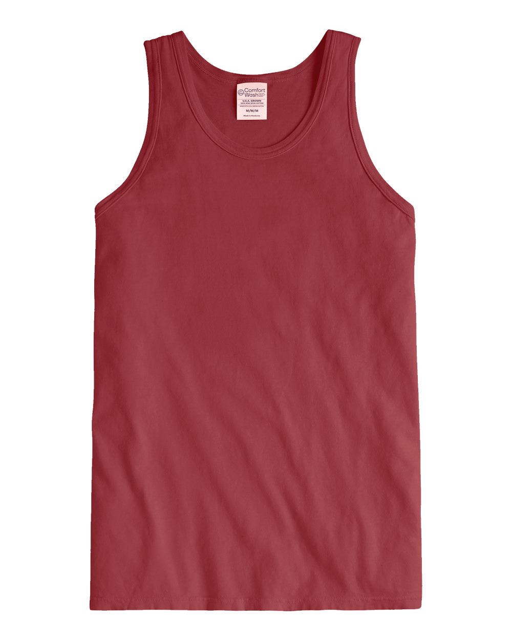 Front View of Cayenne Garment-Dyed Unisex Tank Top - GDH300