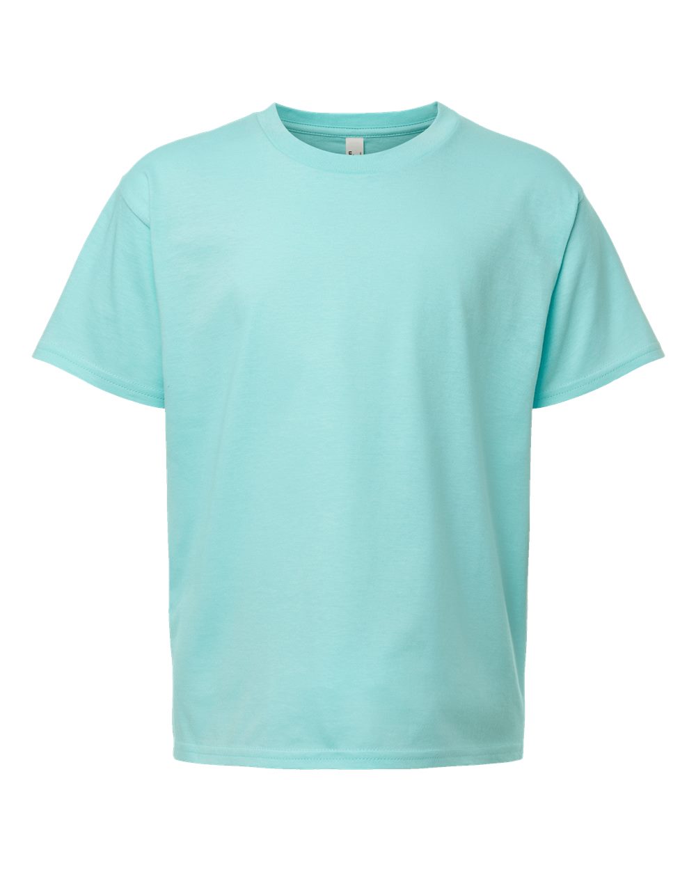Front View of Celadon Youth Fine Jersey Tee - 2001Y