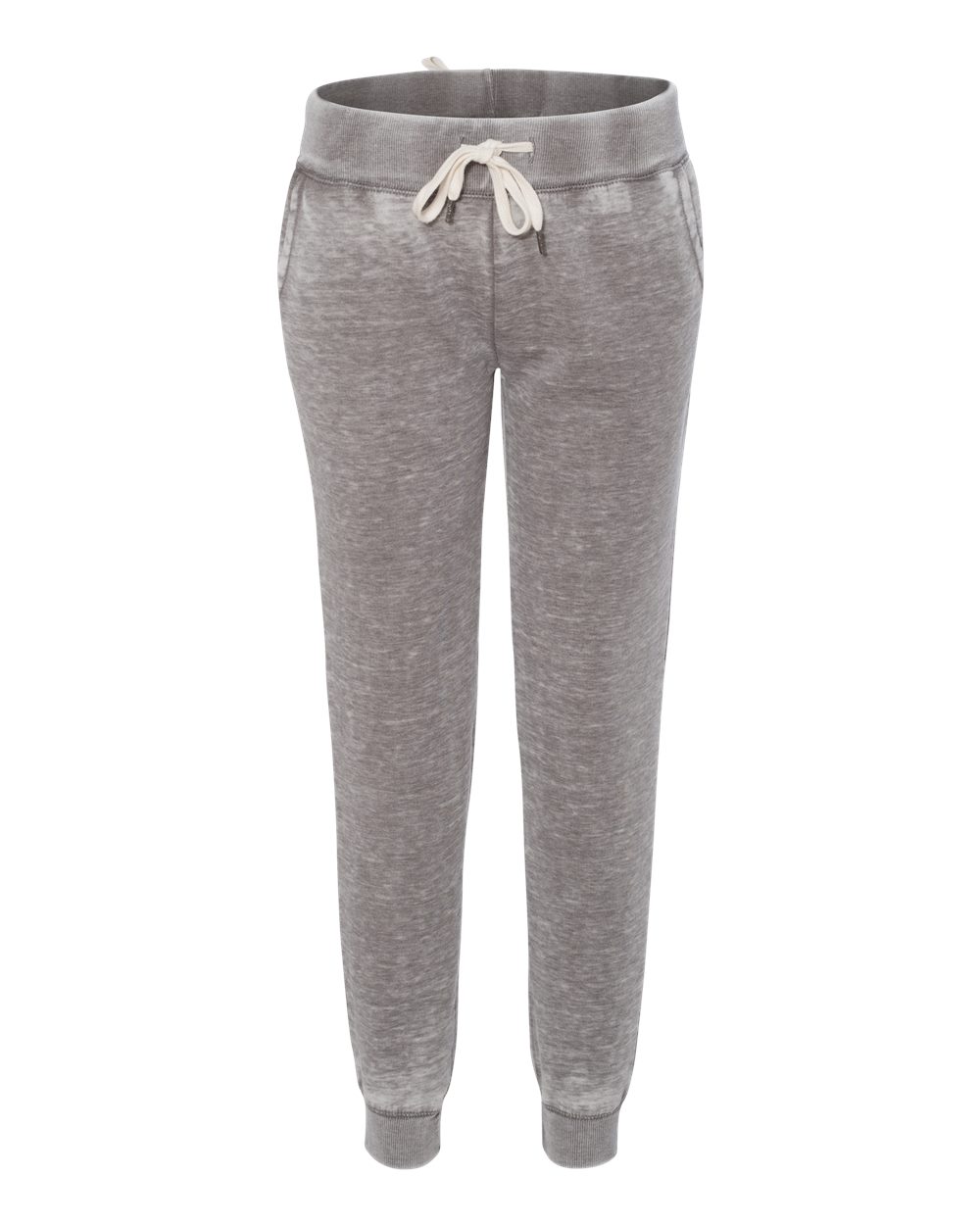 Front View of Cement Women’s Vintage Zen Fleece Joggers - 8944