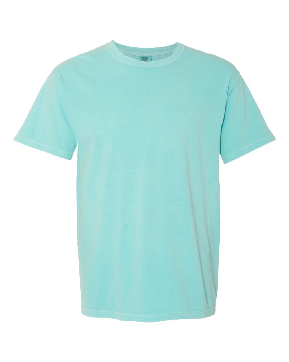 Front View of Chalky Mint Garment-Dyed Heavyweight T-Shirt - 1717