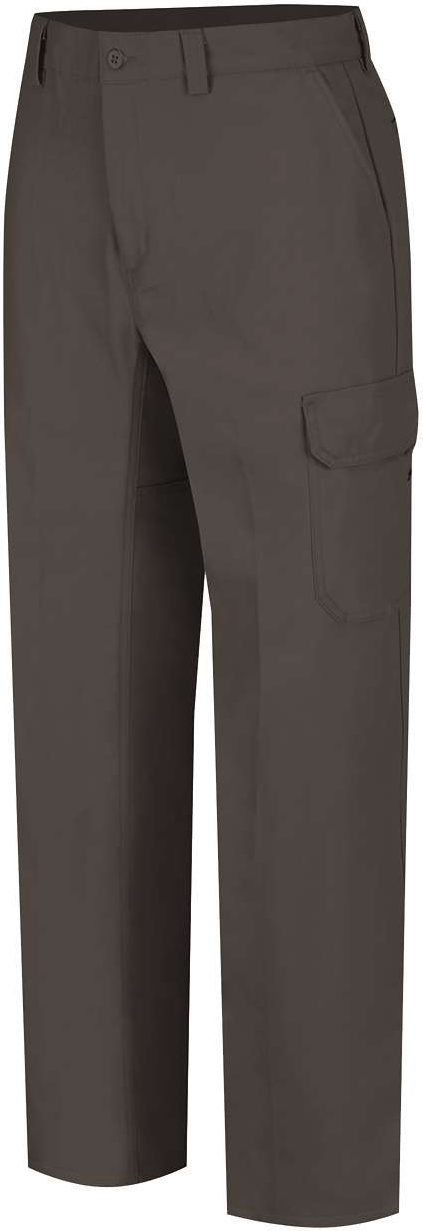 Front View of Charcoal - 32I Functional Cargo Pants - WP80