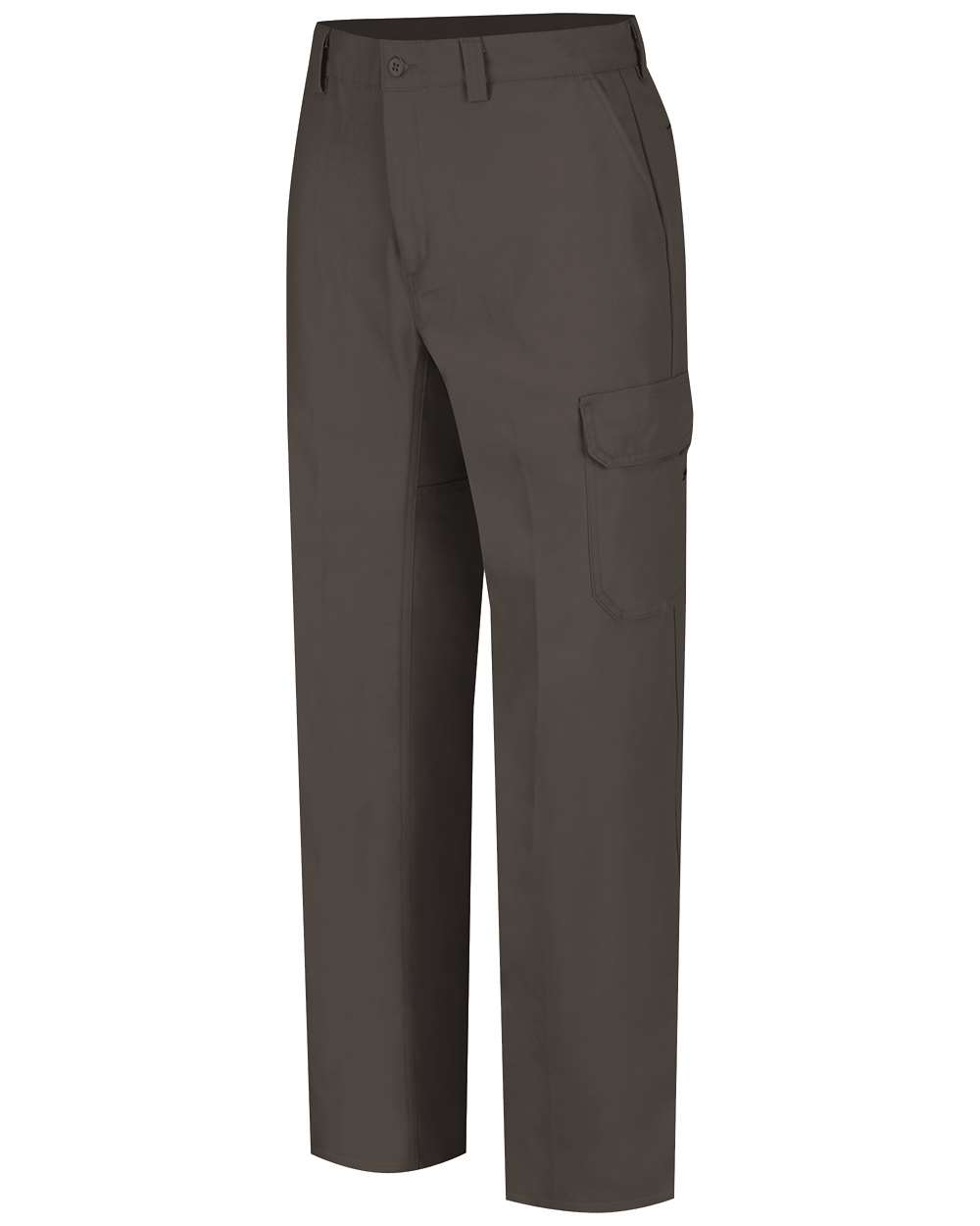 Front View of Charcoal - 34I Functional Cargo Pants - WP80