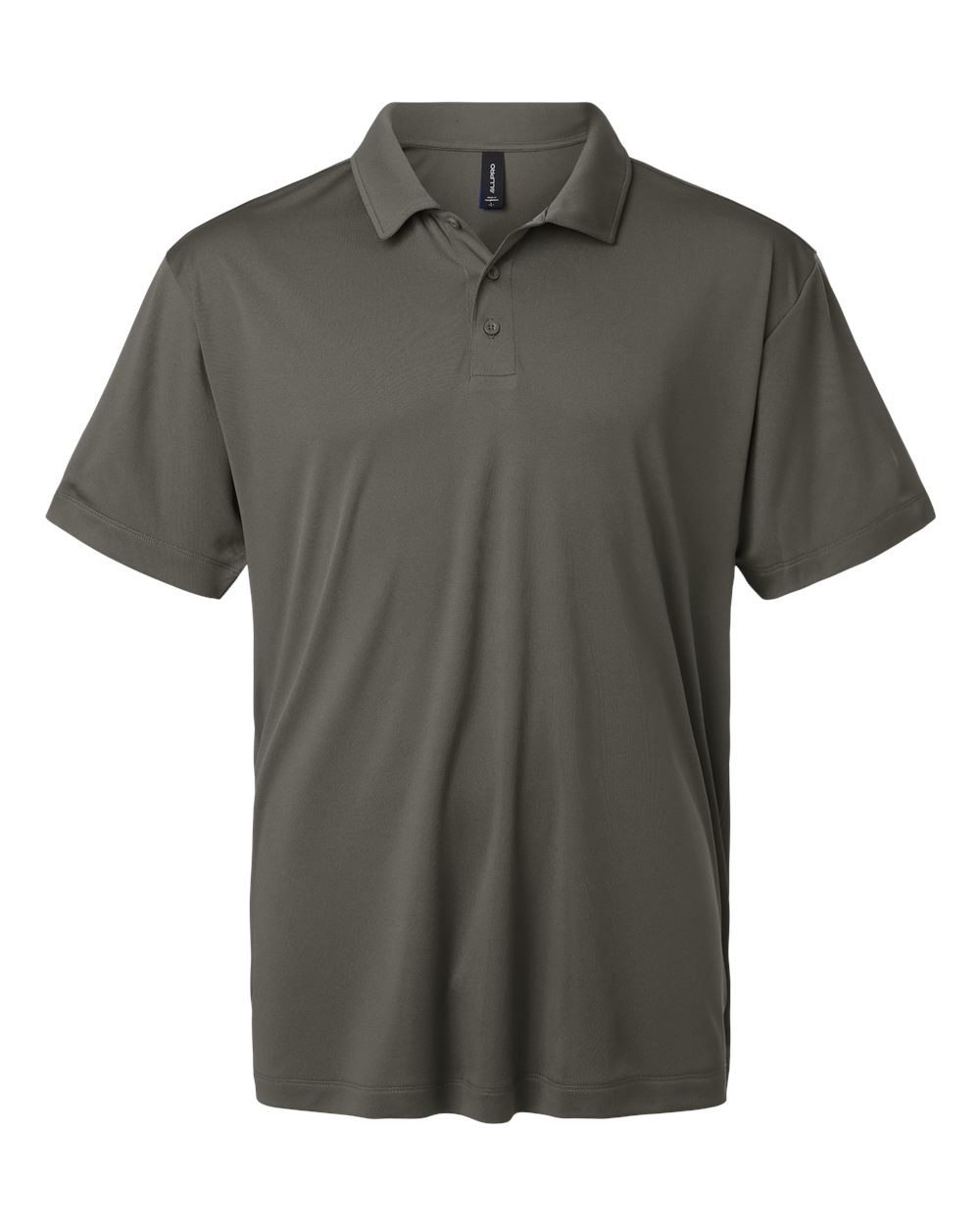Front View of Charcoal Pro-Lock Performance Polo - 41800
