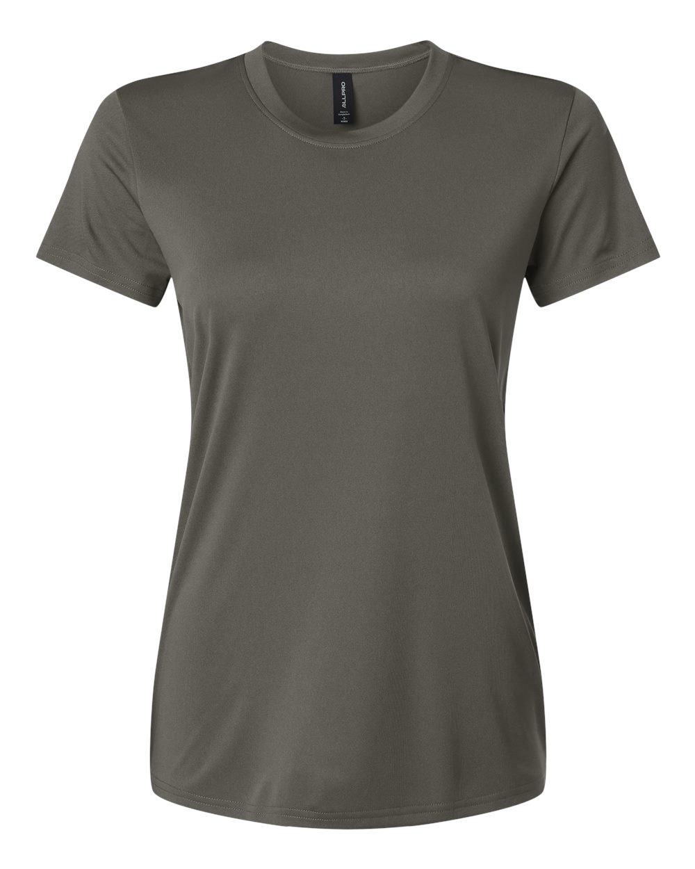 Front View of Charcoal Pro-Lock Women's Performance T-Shirt - 48000L