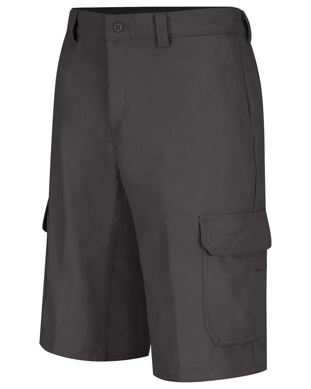 Front View of Charcoal - Size 50W Functional Cargo Shorts - WP90