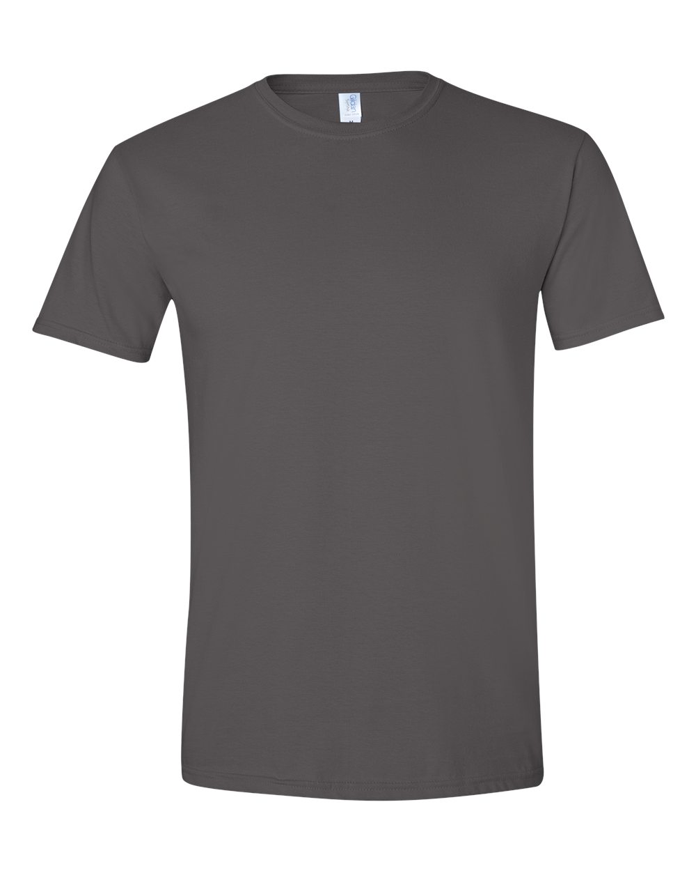 Front View of Charcoal Softstyle® T-Shirt - 64000