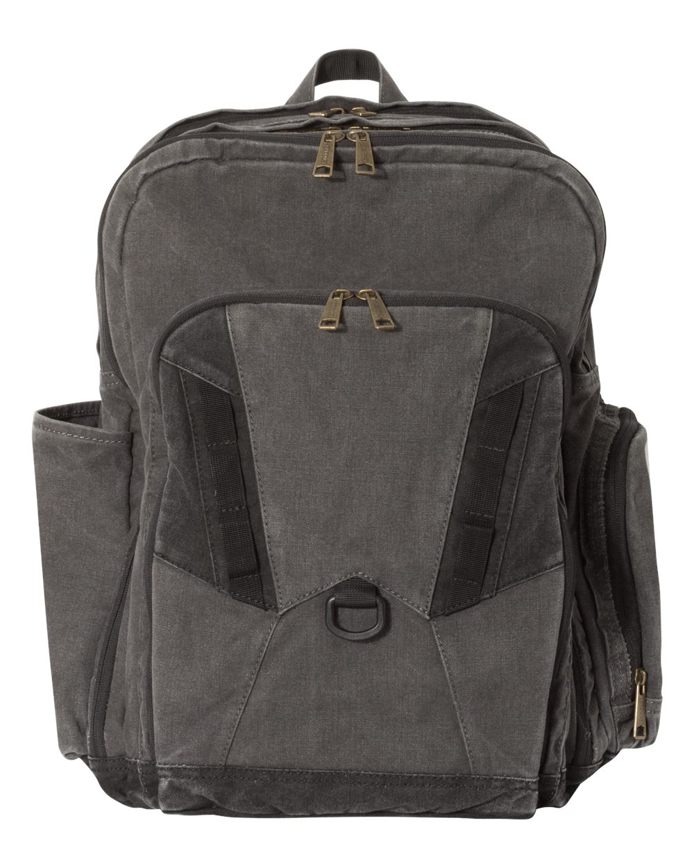 Front View of Charcoal Traveler Backpack - 1039DD