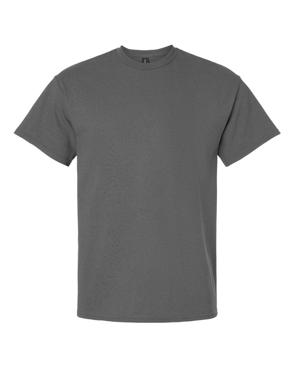 Front View of Charcoal Ultra Cotton® Tall T-Shirt - 2000T