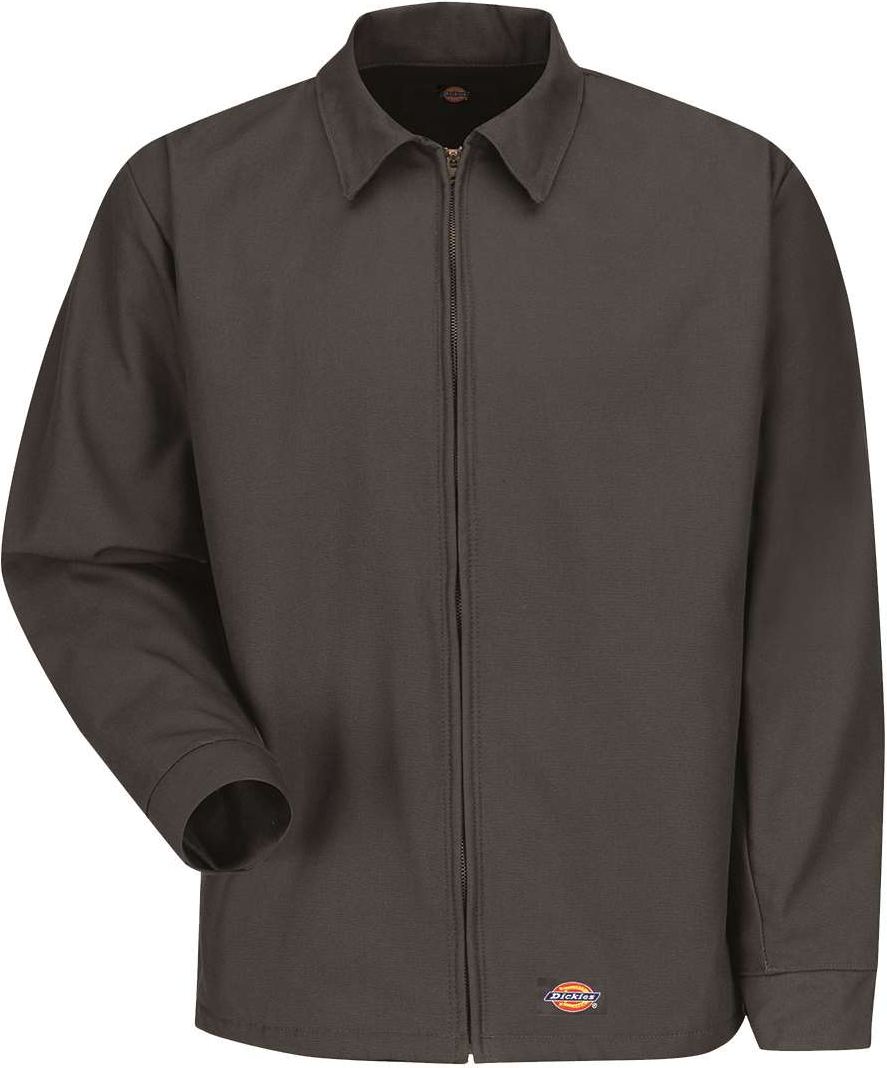 Front View of Charcoal Work Jacket - WJ40