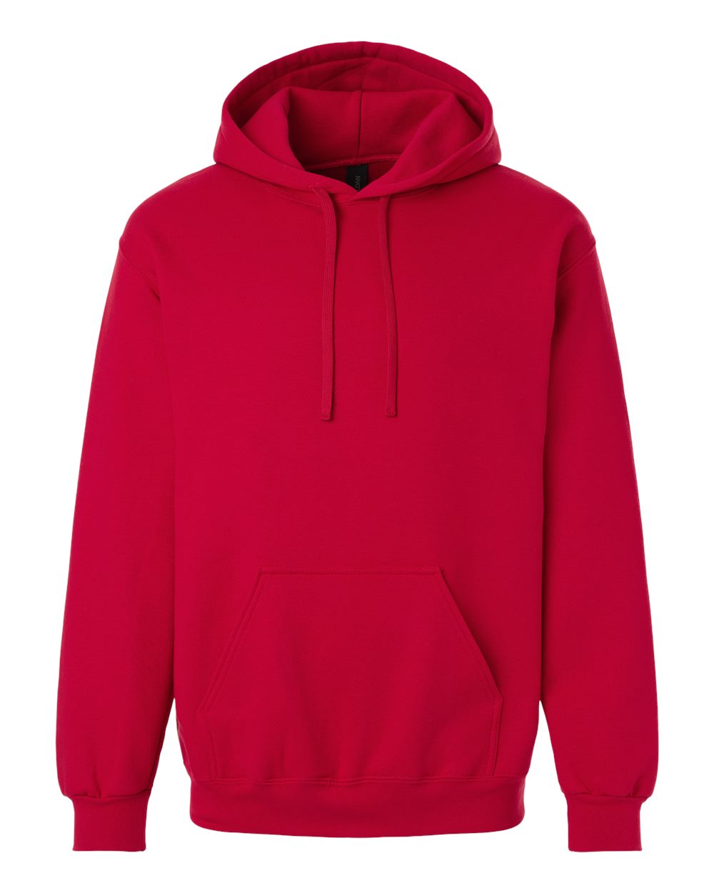 Front View of Cherry Red Hammer™ Maxweight Hooded Sweatshirt - 19500