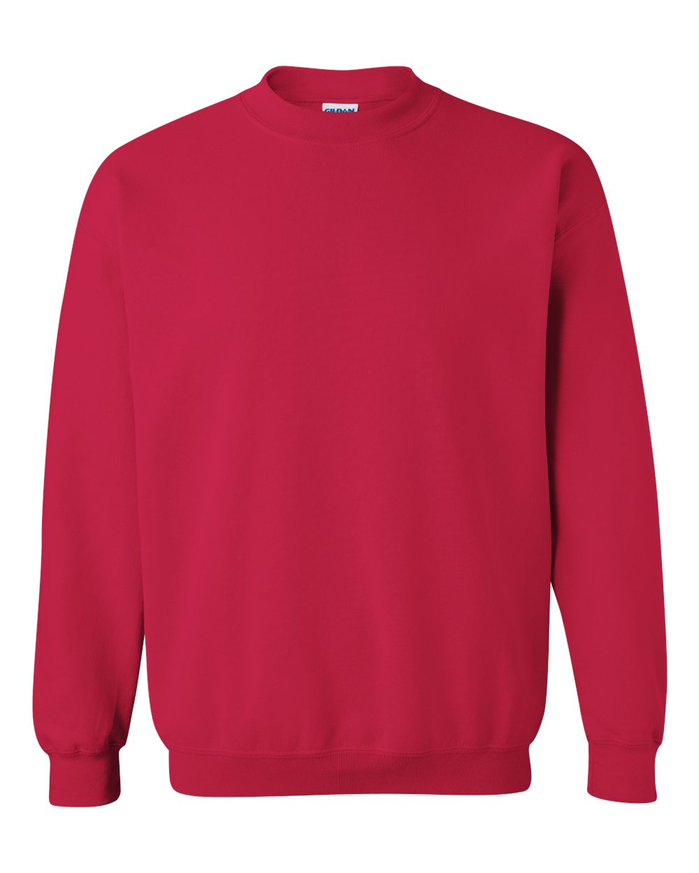 Front View of Cherry Red Heavy Blend™ Crewneck Sweatshirt - 18000