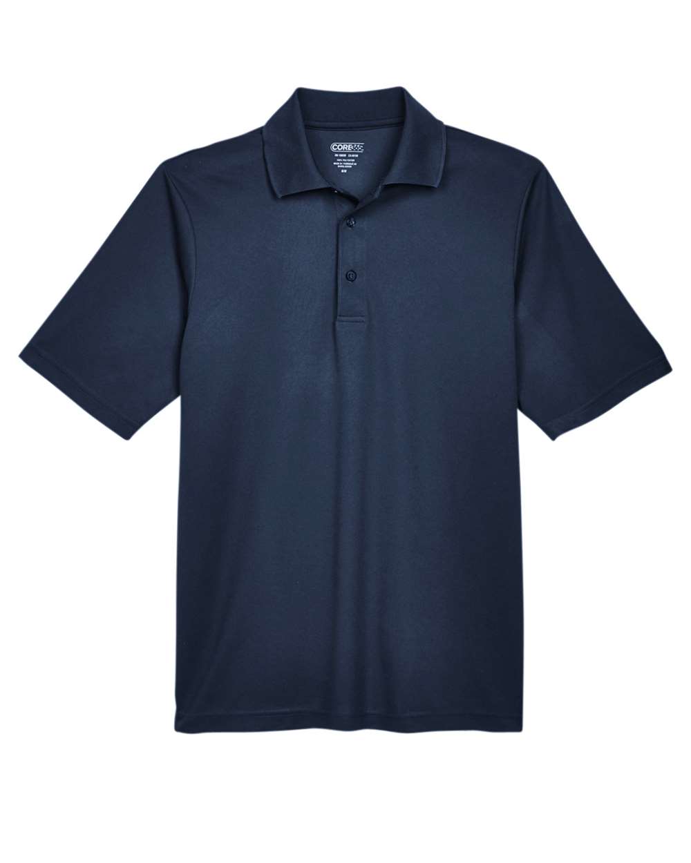 Front View of Classic Navy Men's Origin Performance Piqué Polo - 88181