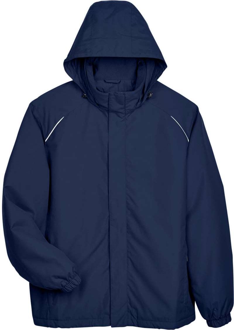 Front View of Classic Navy Men's Tall Brisk Insulated Jacket - 88189T