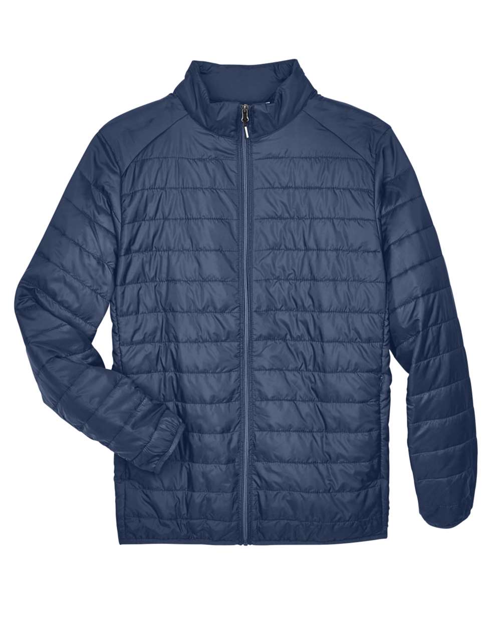 Front View of Classic Navy Men's Tall Prevail Packable Puffer - CE700T