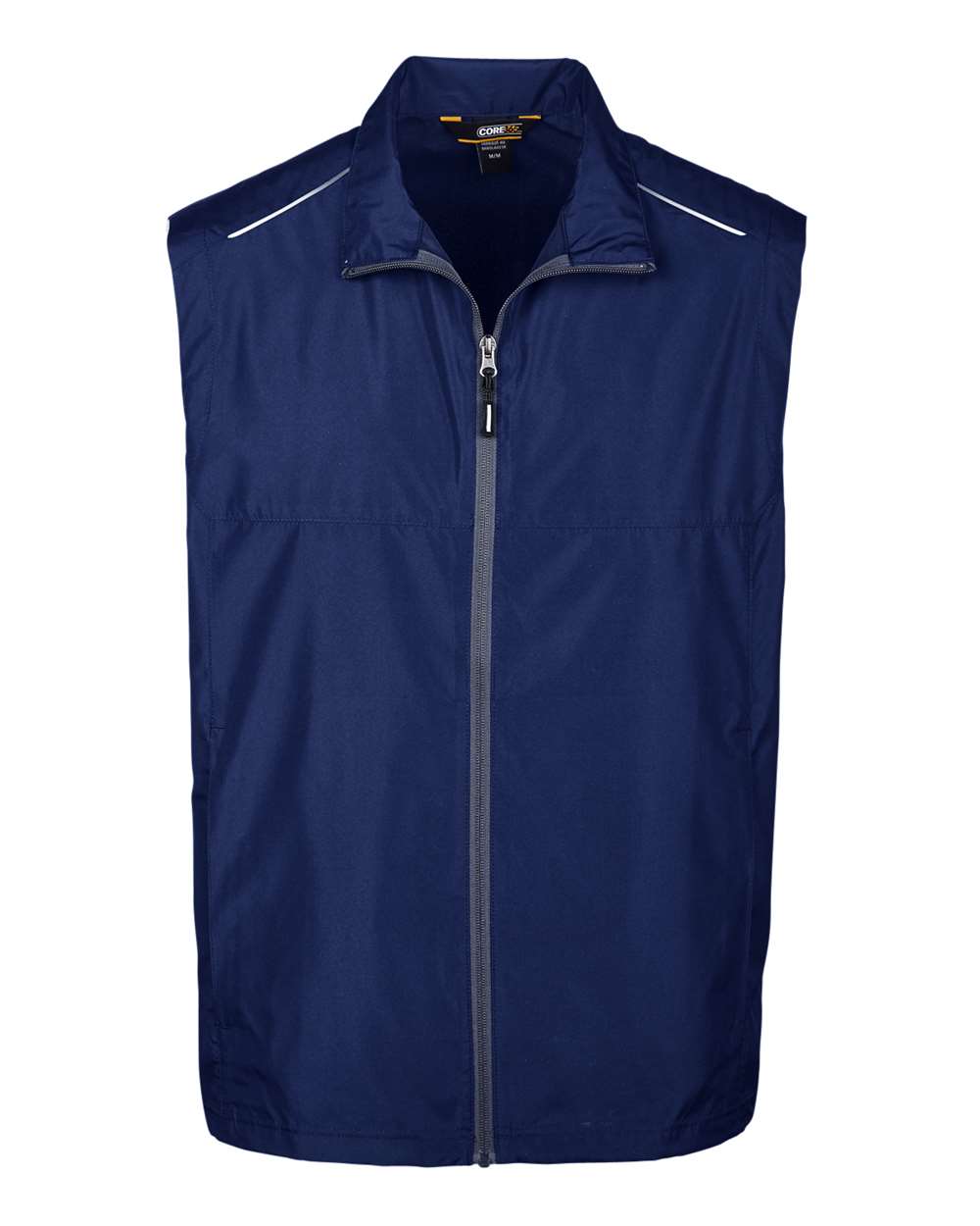 Front View of Classic Navy Men's Techno Lite Unlined Vest - CE703