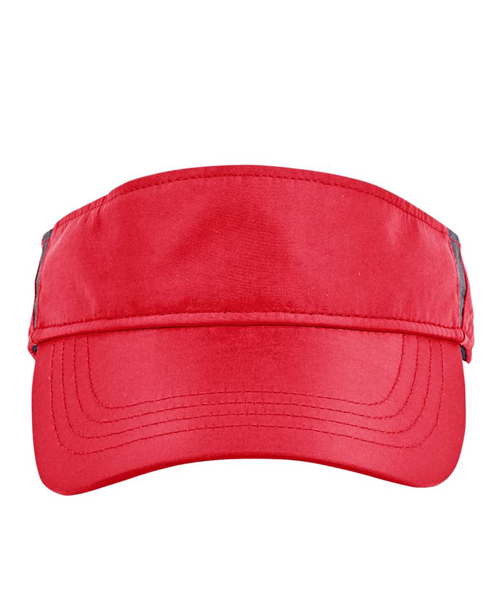 Front View of Classic Red/ Carbon Drive Performance Visor - CE002