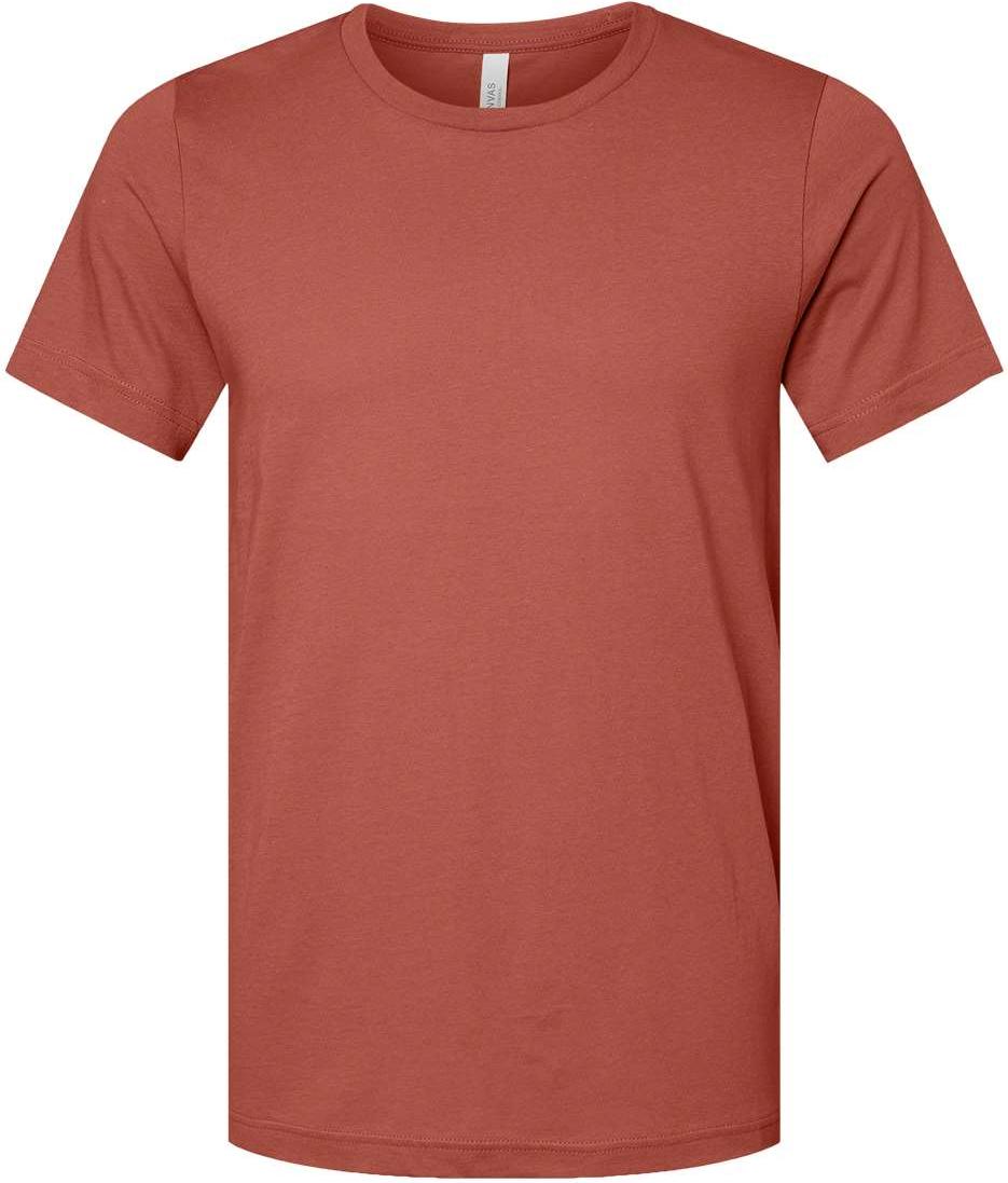 Front View of Clay Jersey Tee - 3001