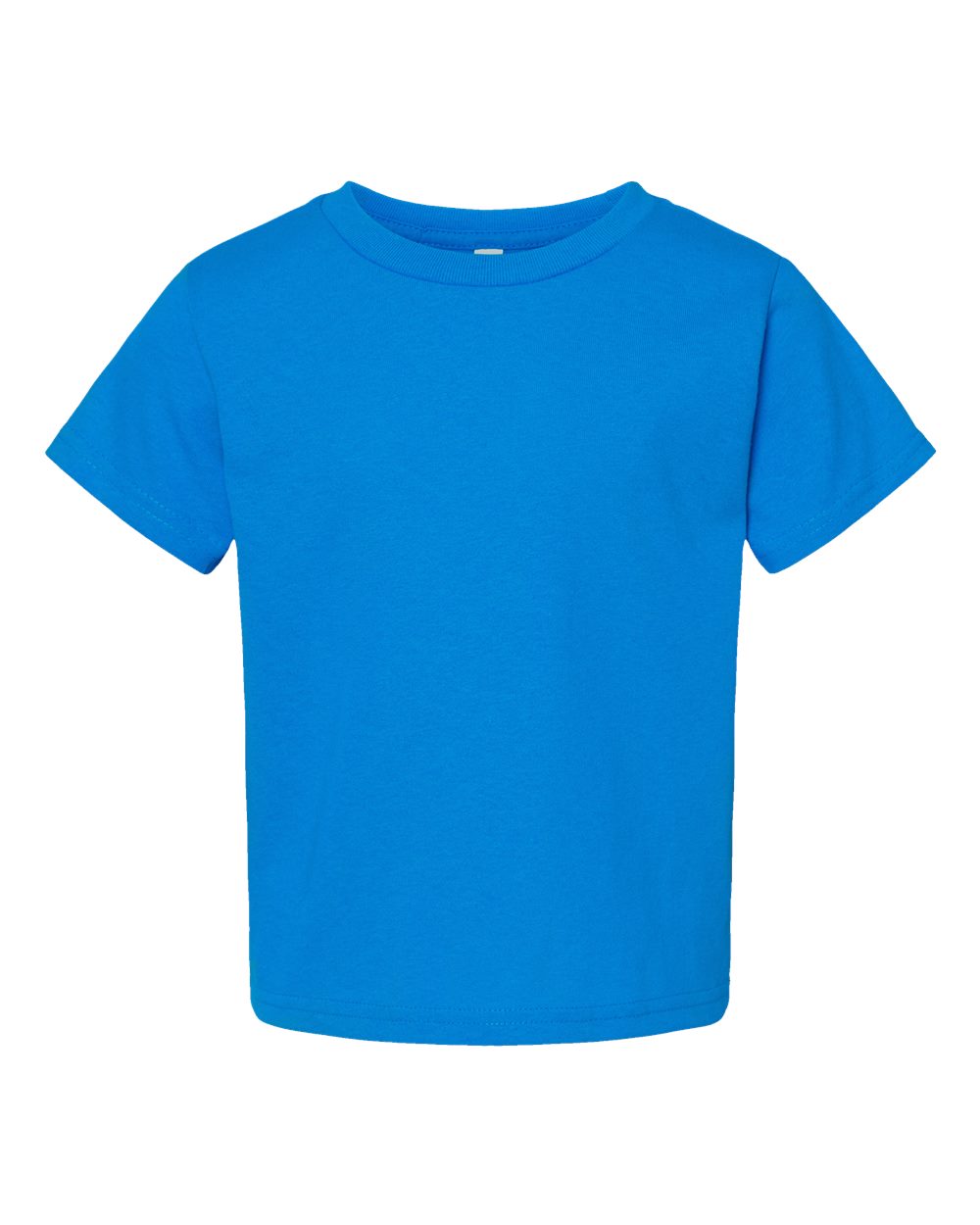 Front View of Cobalt Toddler Cotton Jersey Tee - 3301T