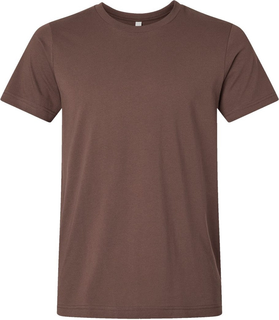 Front View of Cocoa Jersey Tee - 3001
