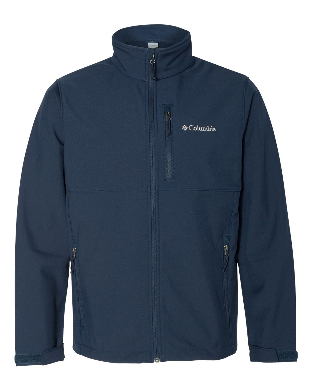 Front View of Collegiate Navy Ascender™ Soft Shell Jacket - 155653