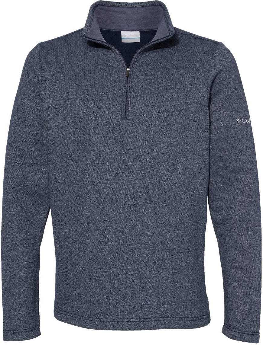 Front View of Collegiate Navy Great Hart Mountain™ III Half-Zip Pullover - 212487