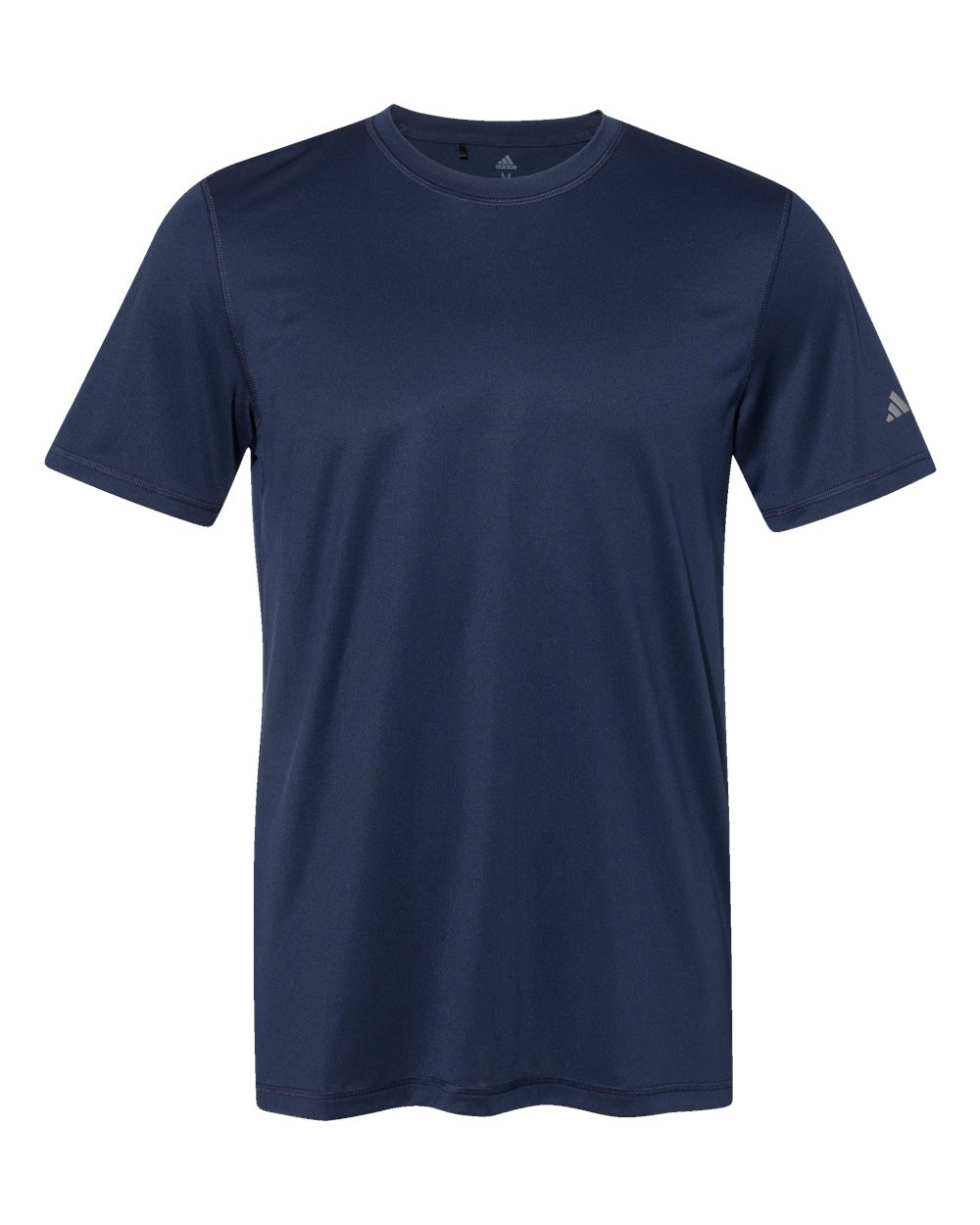 Front View of Collegiate Navy Sport T-Shirt - A376