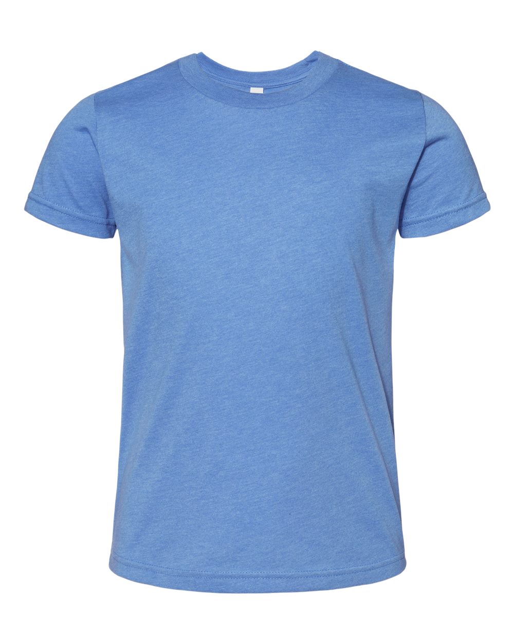 Front View of Columbia Blue Youth Jersey Tee - 3001Y