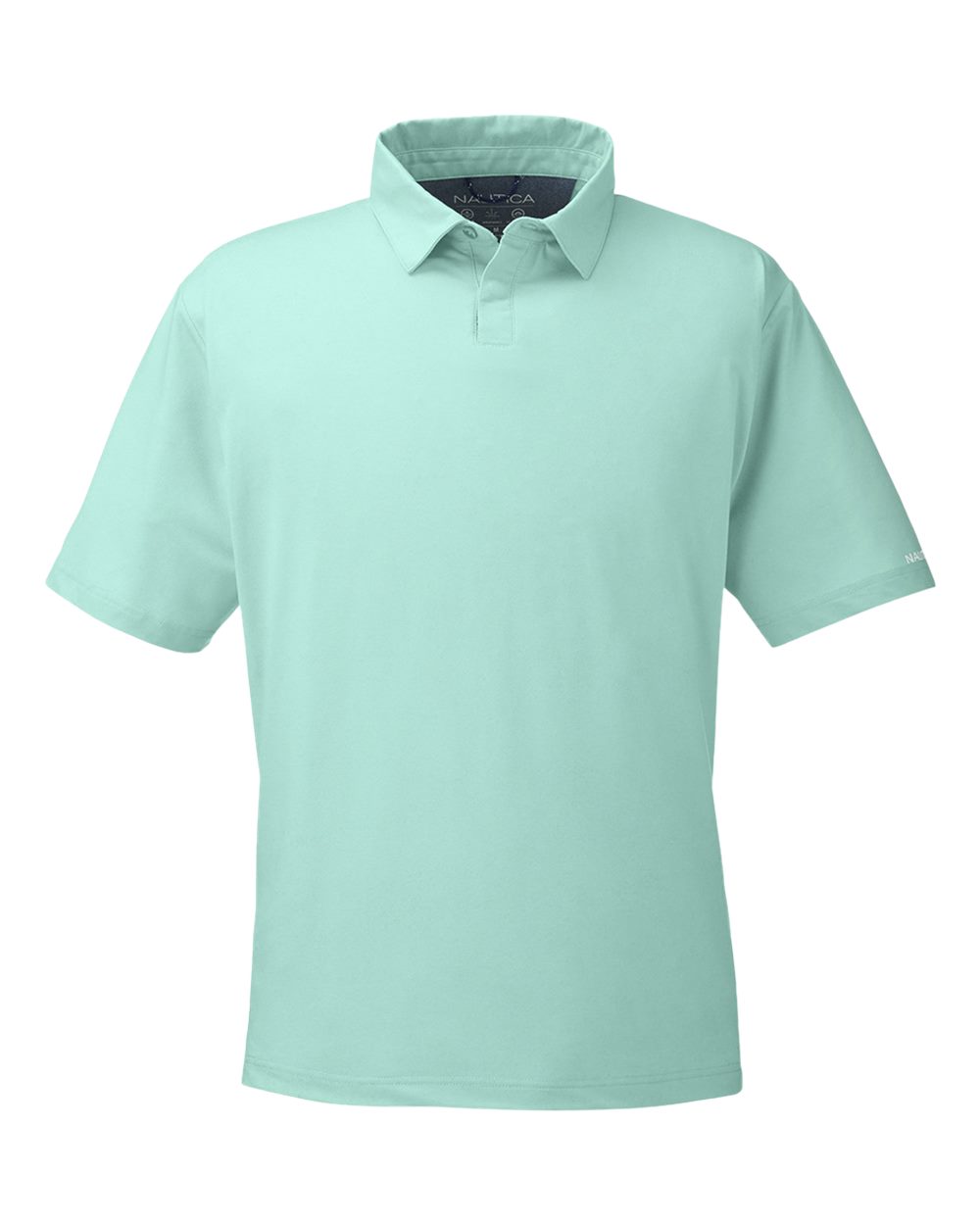 Front View of Cool Mint Saltwater Polo - N17922