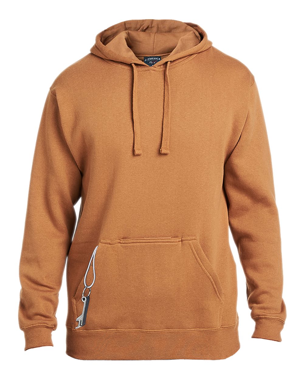 Front View of Copper Tailgate Hooded Sweatshirt - 8815