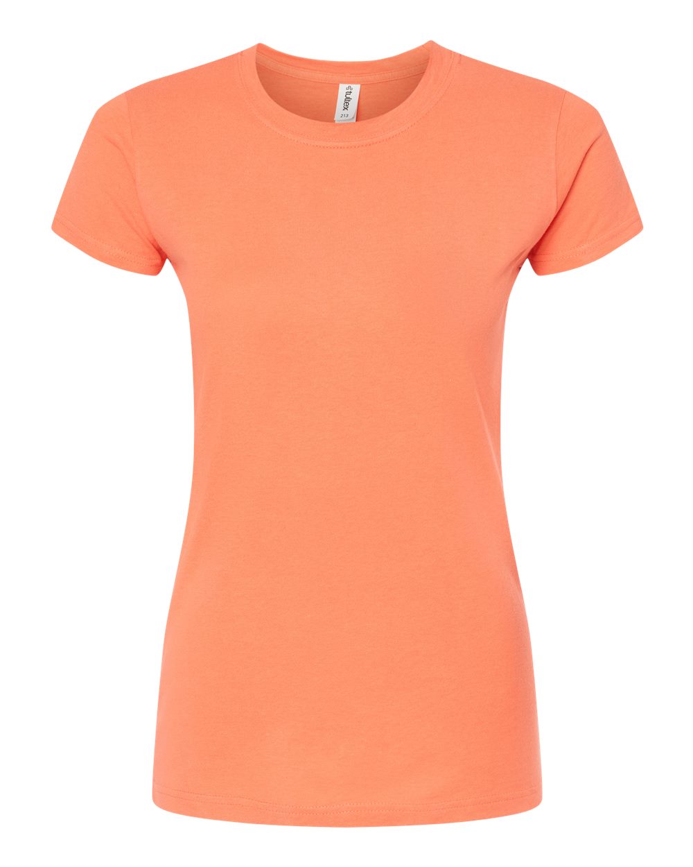 Front View of Coral Women's Fine Jersey Slim Fit T-Shirt - 213