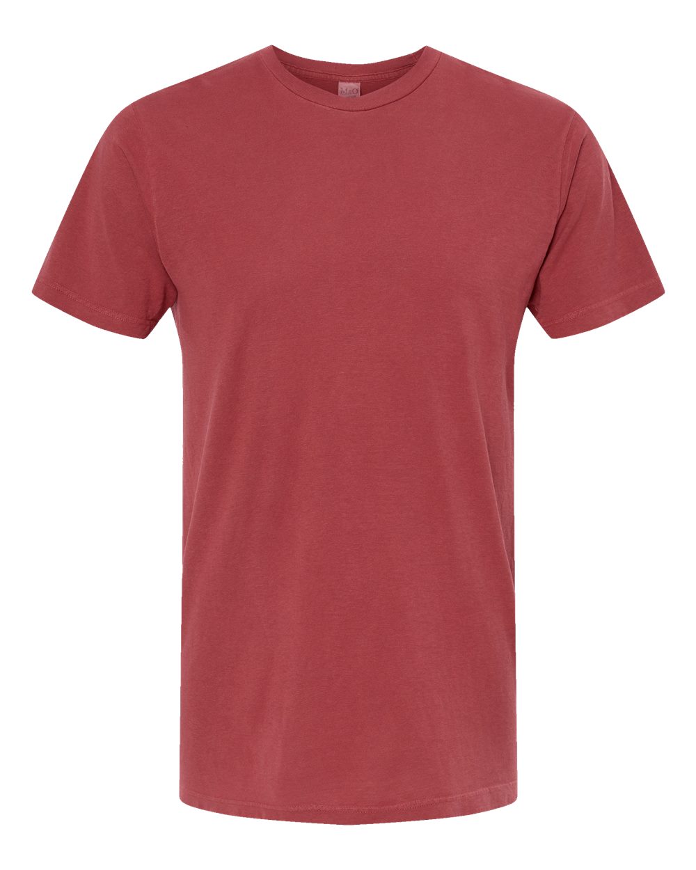 Front View of Crimson Vintage Garment-Dyed T-Shirt - 6500M