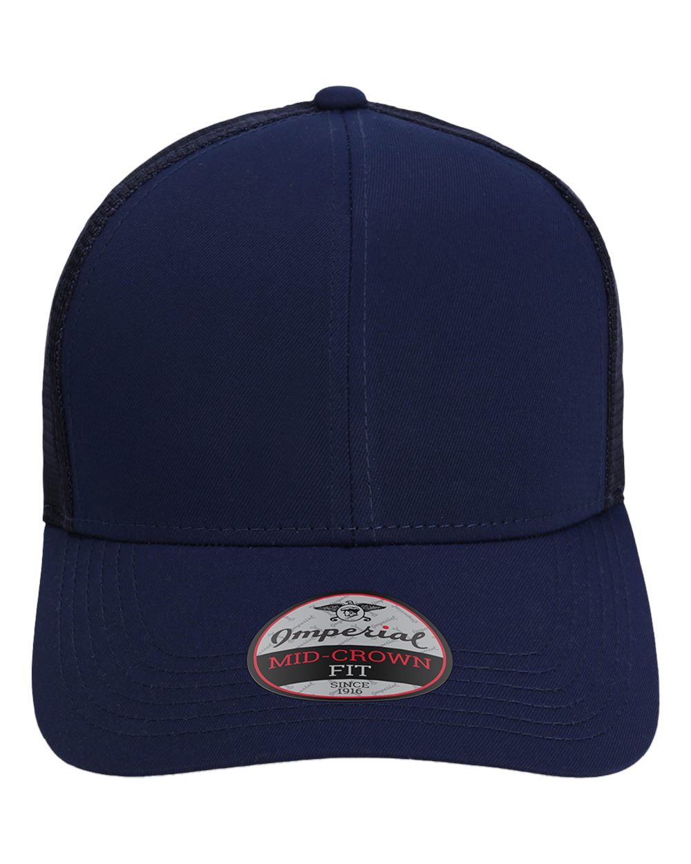 Front View of Dark Blue The Whitaker Mesh Cap - 1988M
