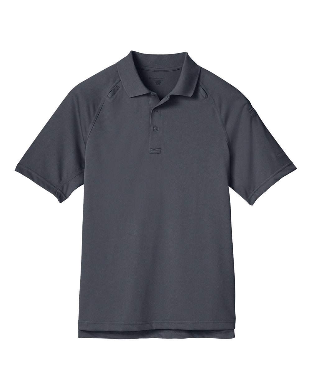 Front View of Dark Charcoal Men's Advantage Tactical Performance Polo - M211