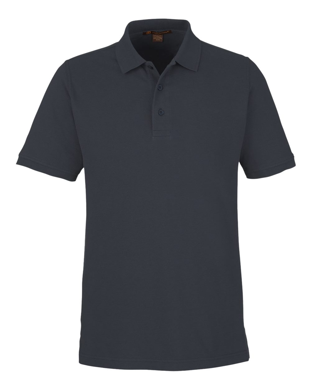 Front View of Dark Charcoal Men's Valiant Cotton Snag Protect Polo - M205