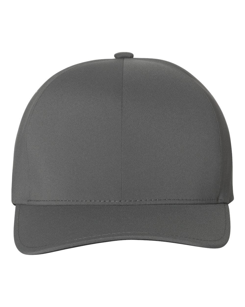 Front View of Dark Grey Delta® Seamless Cap - 180