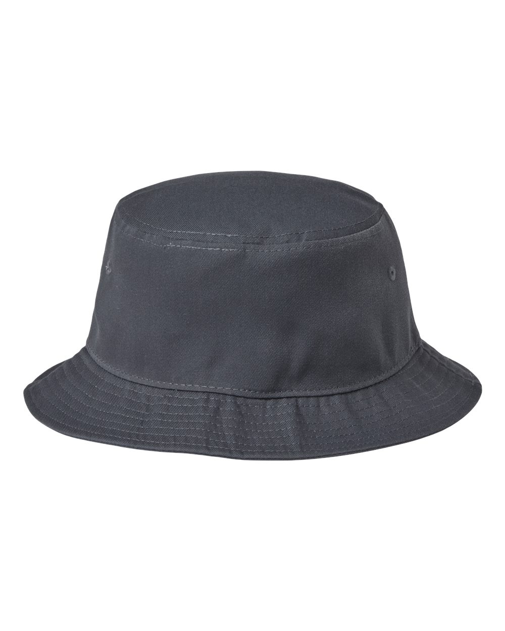 Front View of Dark Grey Sustainable Bucket Hat - GEO