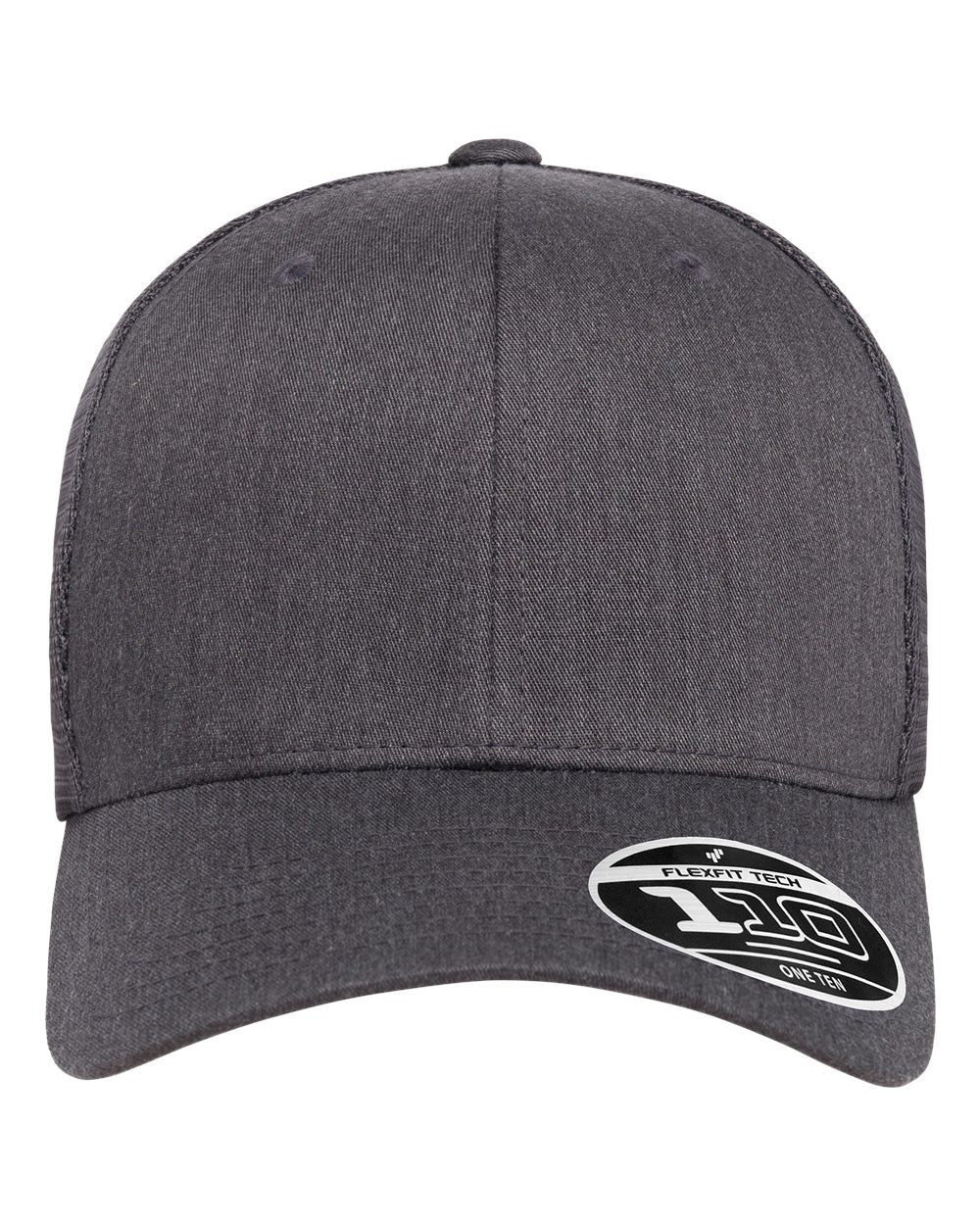 Front View of Dark Heather Grey 110® Mesh-Back Cap - 110M