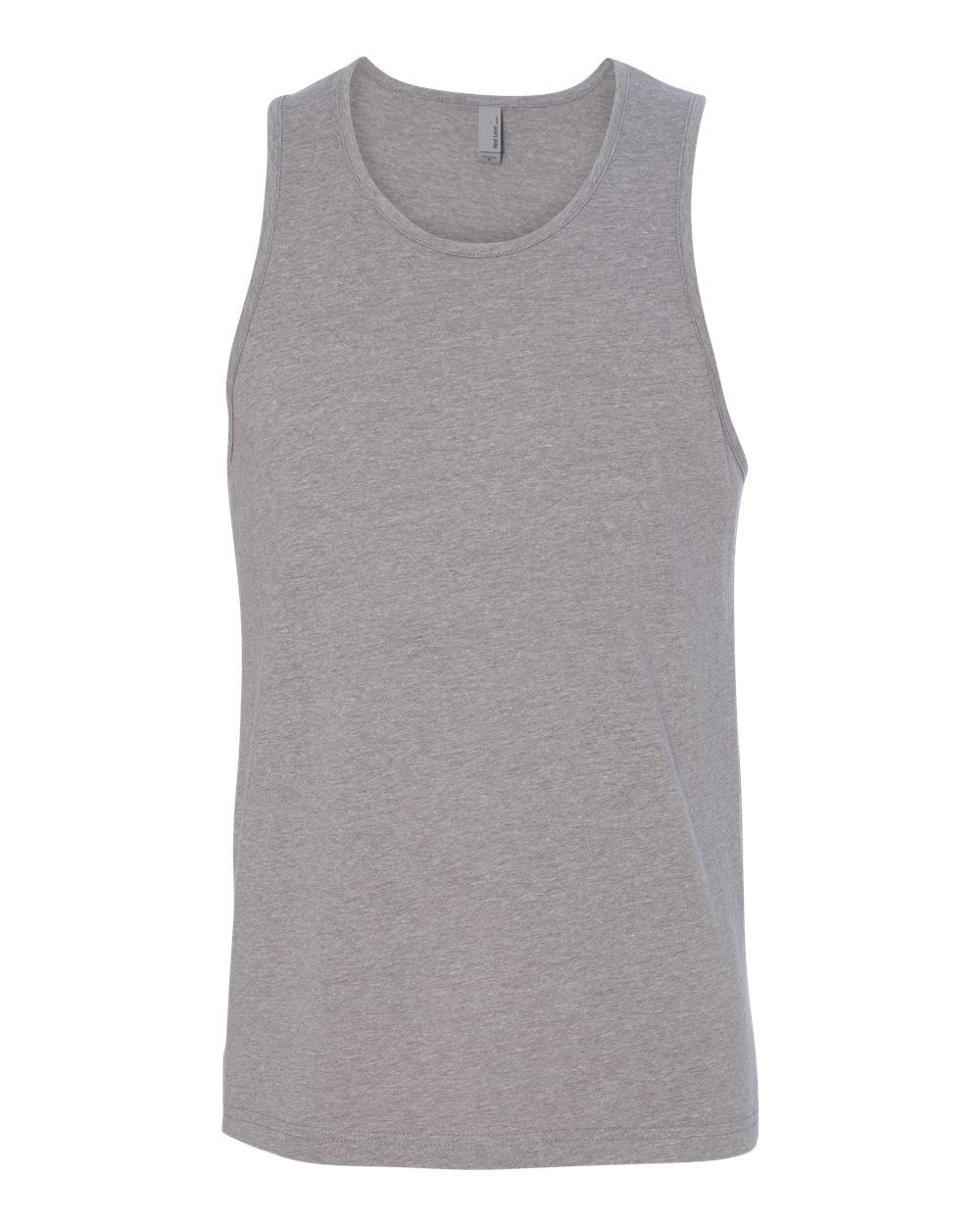 Front View of Dark Heather Grey CVC Tank - 6233