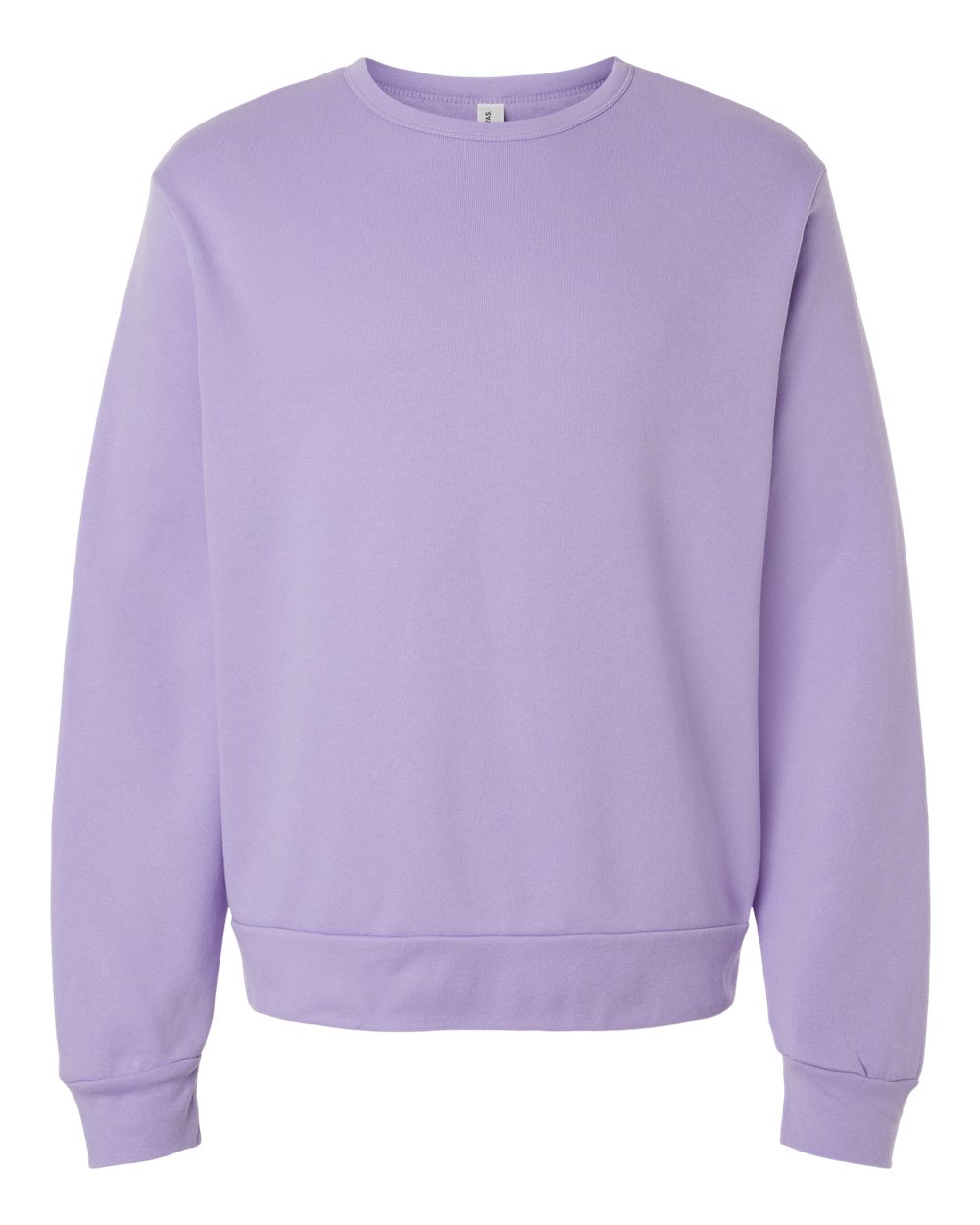 Front View of Dark Lavender Sponge Fleece Classic Crewneck Sweatshirt - 3911