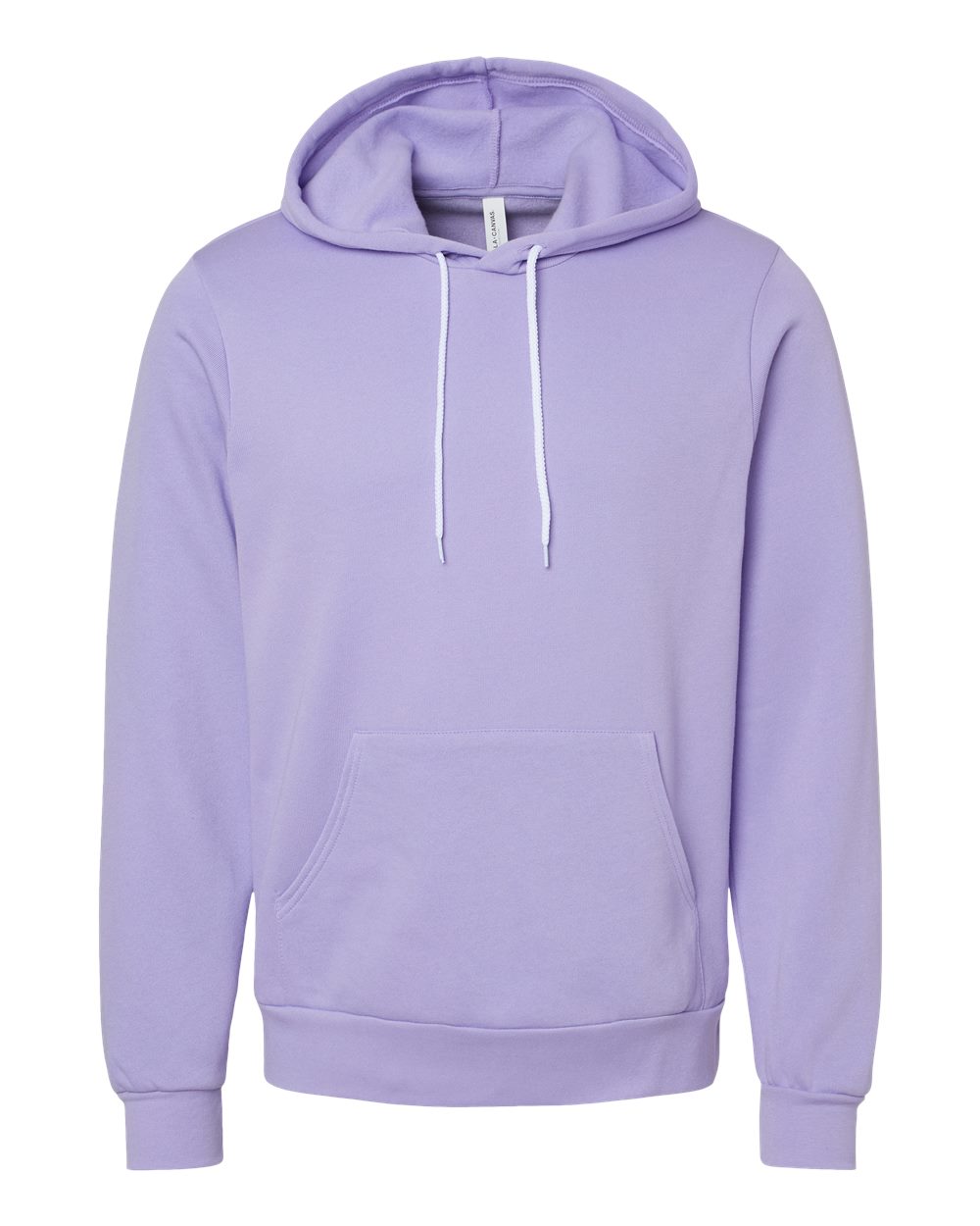 Front View of Dark Lavender Sponge Fleece Hoodie - 3719