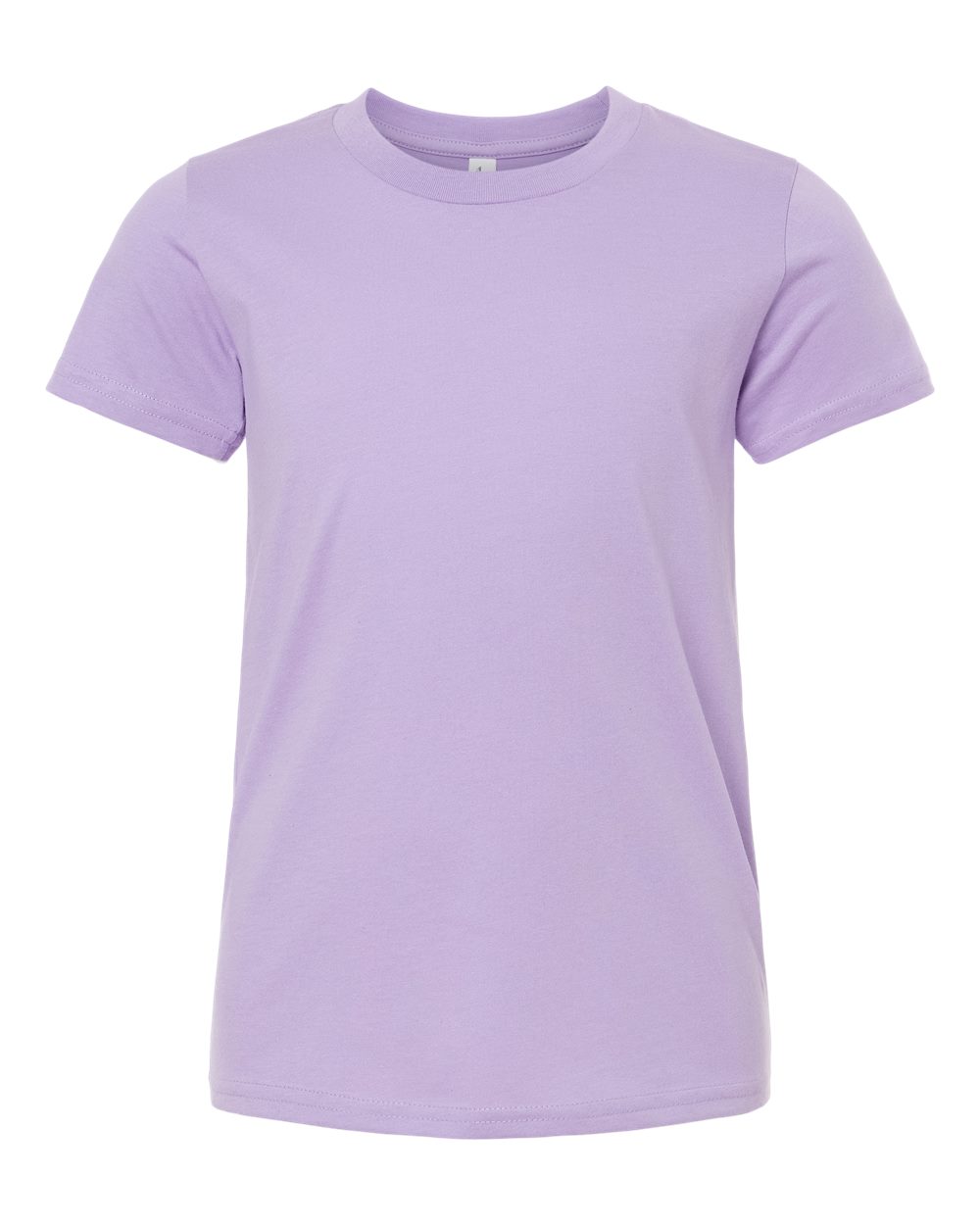 Front View of Dark Lavender Youth Jersey Tee - 3001Y