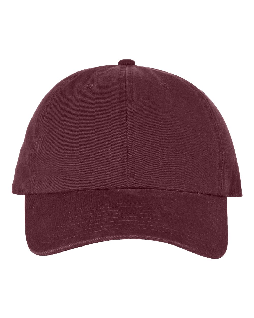 Front View of Dark Maroon Clean Up Cap - 4700