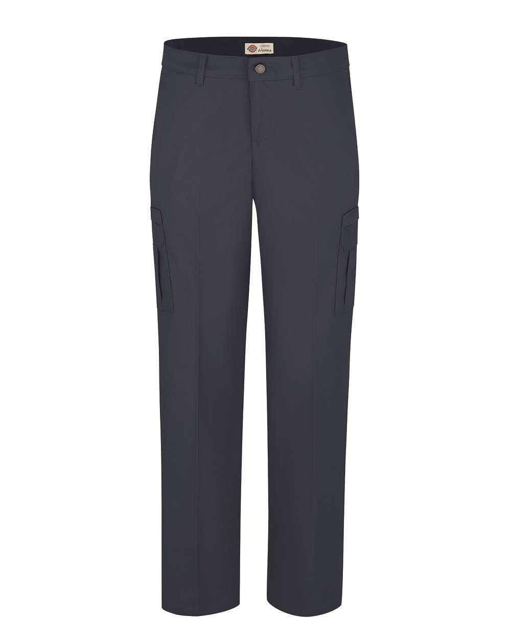 Front View of Dark Navy - 32I Women's Premium Cargo Pants - FP72